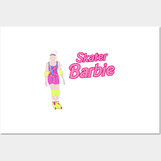 Skater Barbie Rollerblades Posters and Art